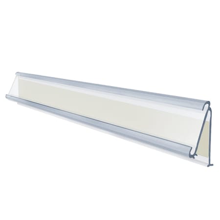 Azar Displays 11'' W x 1.25'' H FLIP UP Adhesive-back Nameplate, 10PK 199632